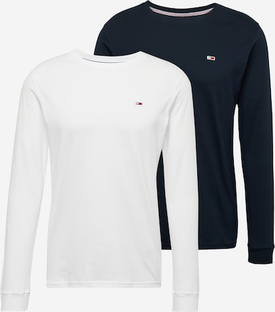 Tommy Jeans Shirt in de kleur Navy / Wit, Productweergave