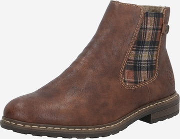 Rieker Chelsea boots in Bruin: voorkant