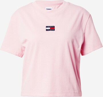 Tommy Jeans Tričko – pink: přední strana