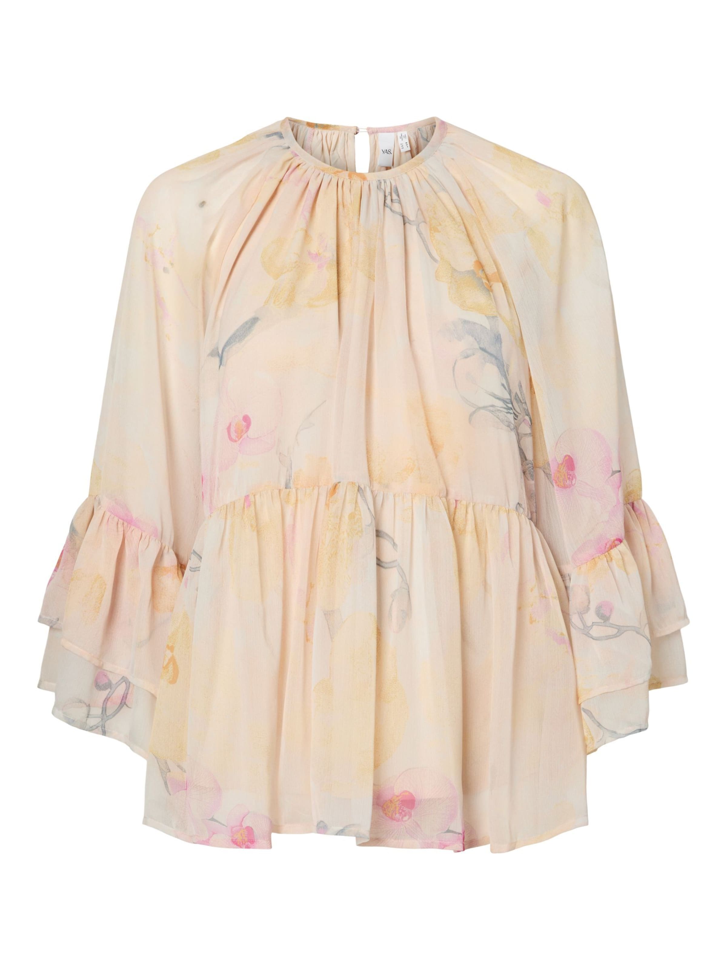 YAS Bluse 'YASBlomina' in Orange: Vorderseite