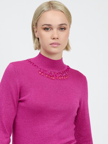 Influencer Pullover in Pink