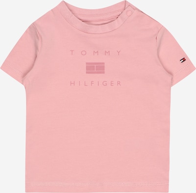 Tricou TOMMY HILFIGER pe roz eozină / roz pal / roșu, Vizualizare produs