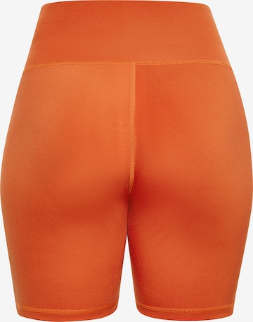 faina Athlsr Skinny Shorts in Orange