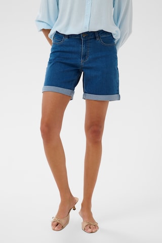 Kaffe Обычный Штаны 'KAvilma' в Синий: спереди