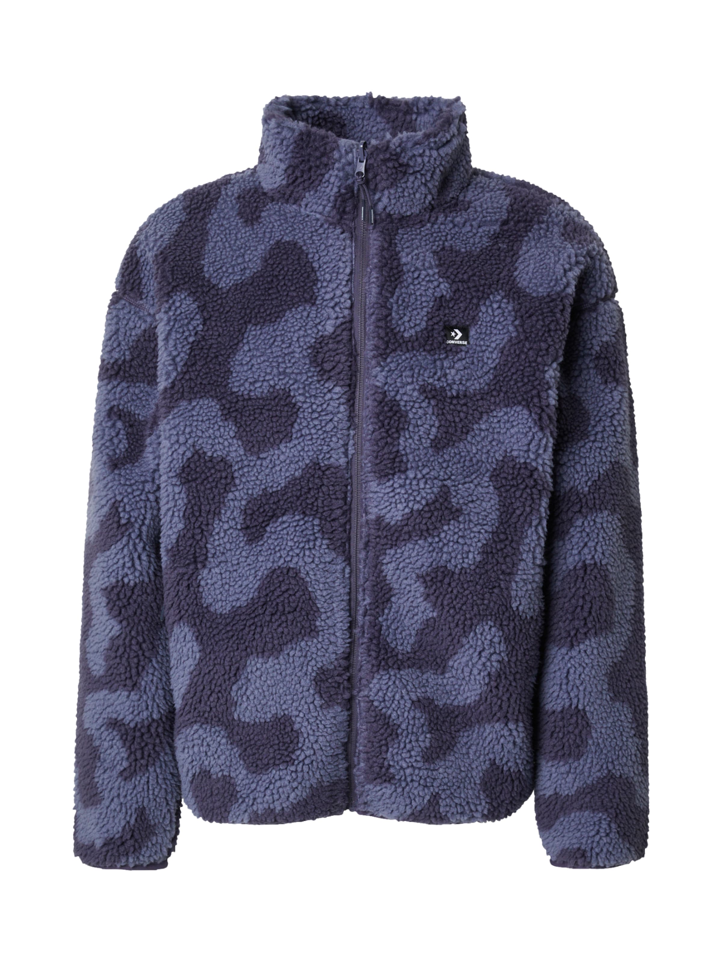 CONVERSE Fleece jacket in Purple: front