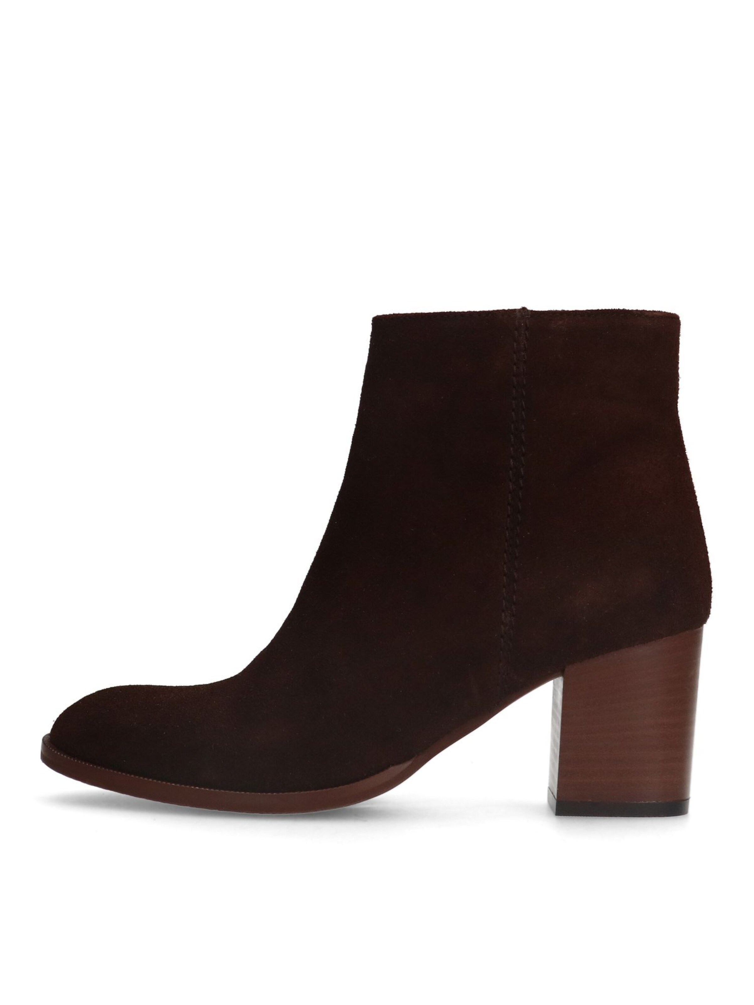 MANFIELD Booties in Brown
