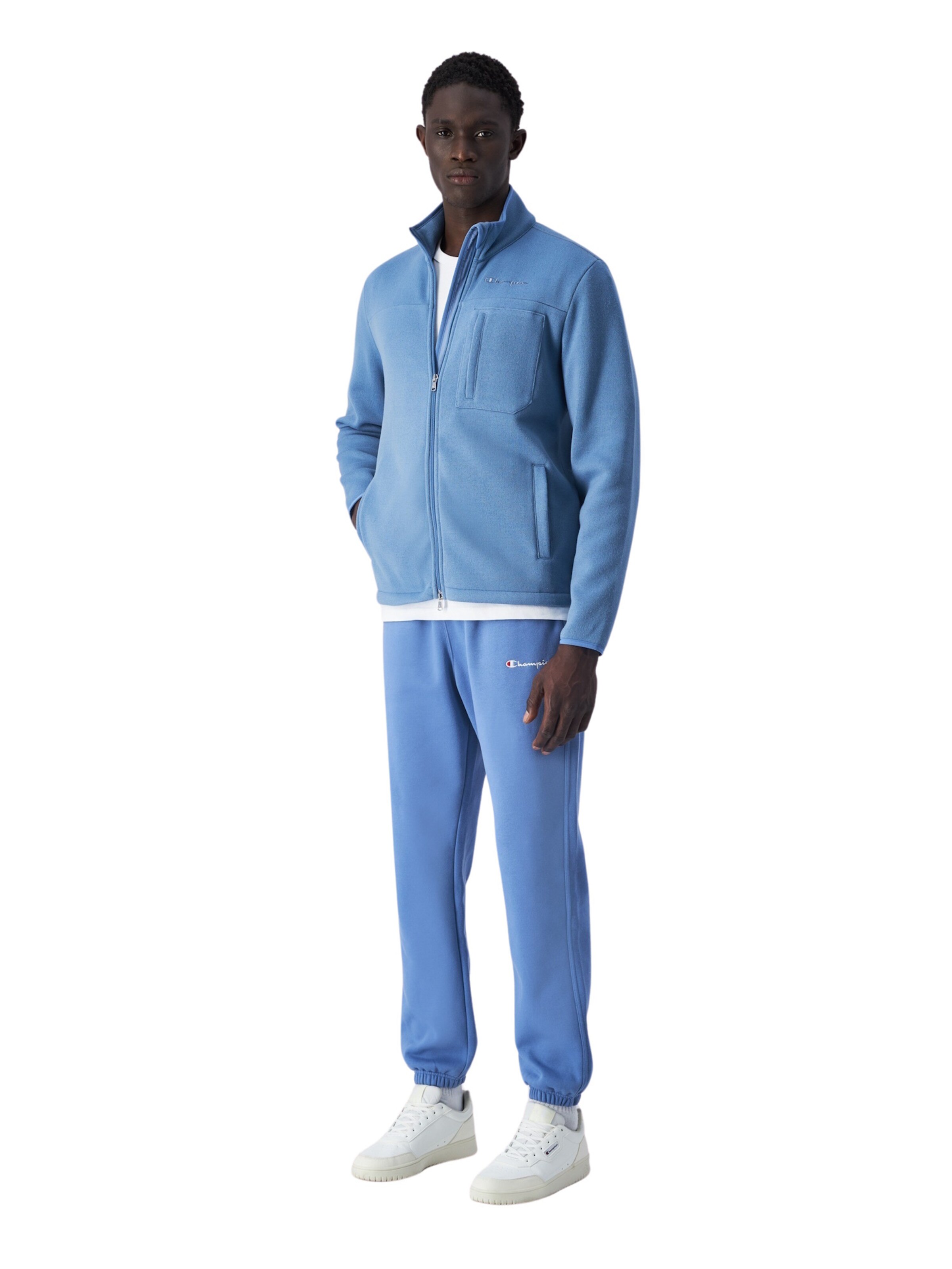 Veste de survêtement Champion Authentic Athletic Apparel en bleu : devant