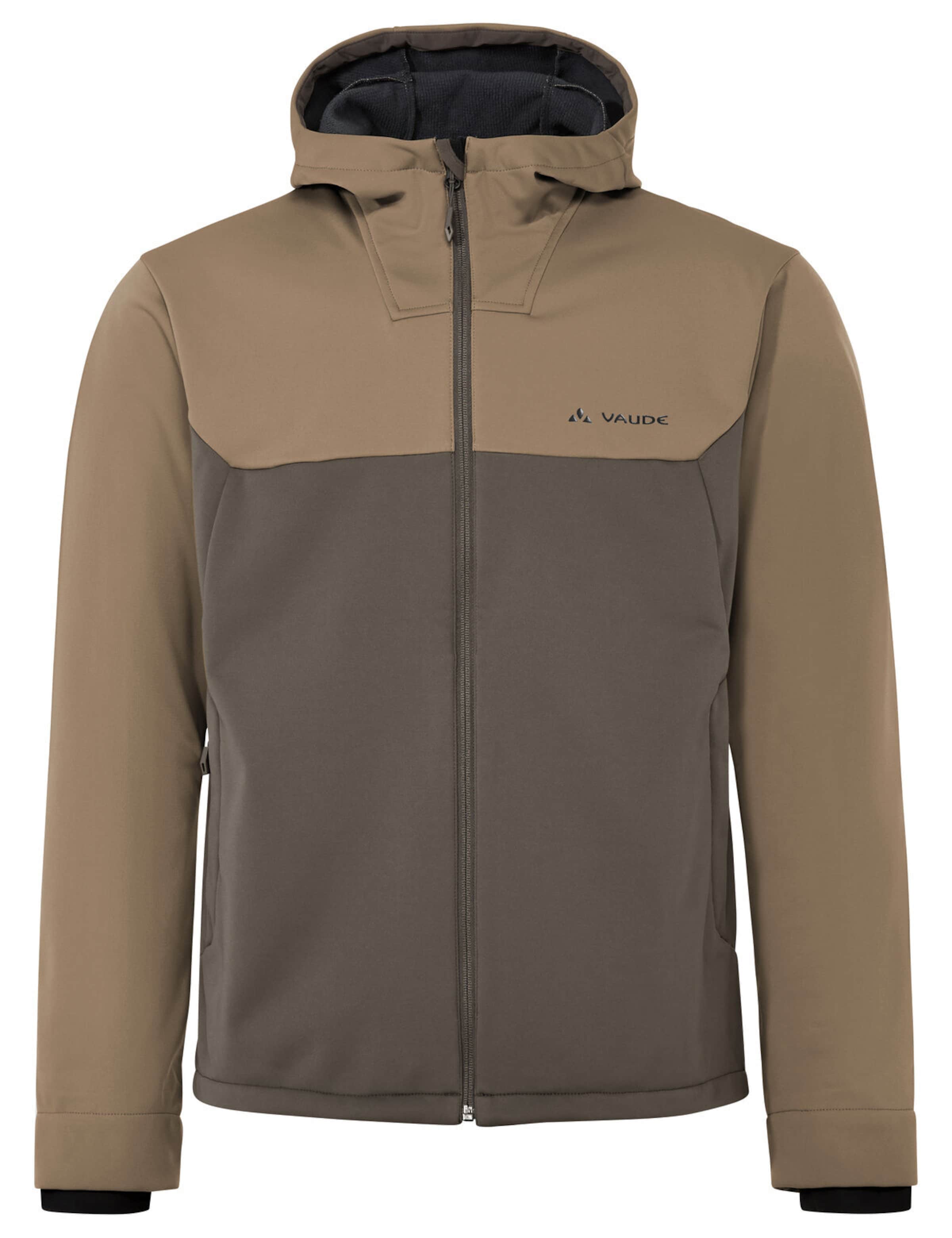 VAUDE Outdoorjacke 'Qimsa' in Braun: Vorderseite