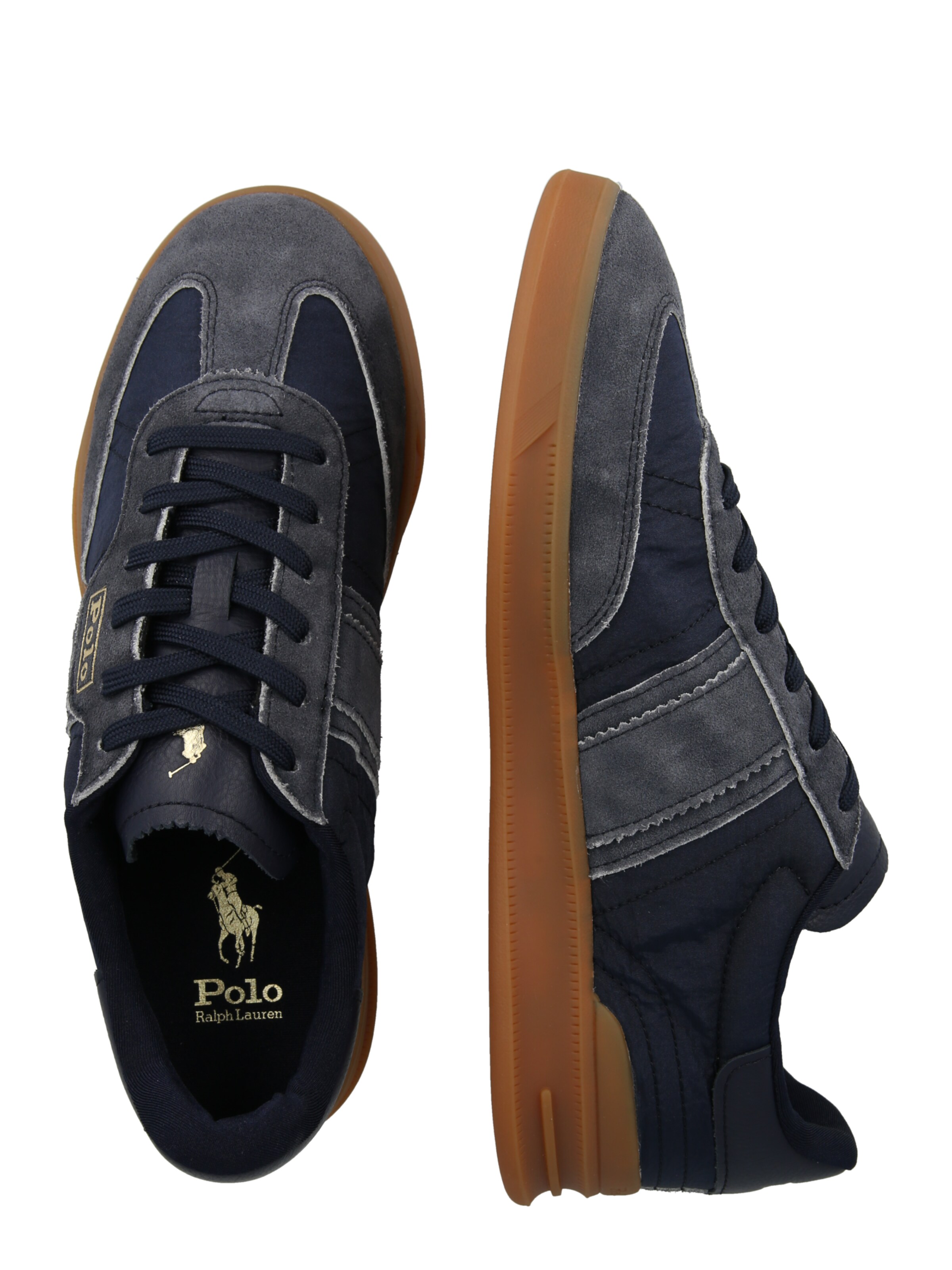 Sneaker low 'Heritage Aera' de la Polo Ralph Lauren pe albastru