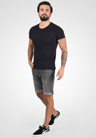 INDICODE JEANS Regular Jeansshorts 'Quentin' in Grau