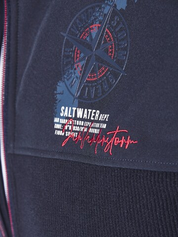 Jan Vanderstorm Sweatjacke 'Aspian' in Blau