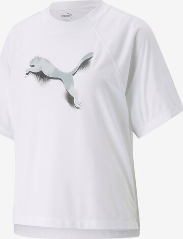 PUMA Funkční tričko – bílá: přední strana