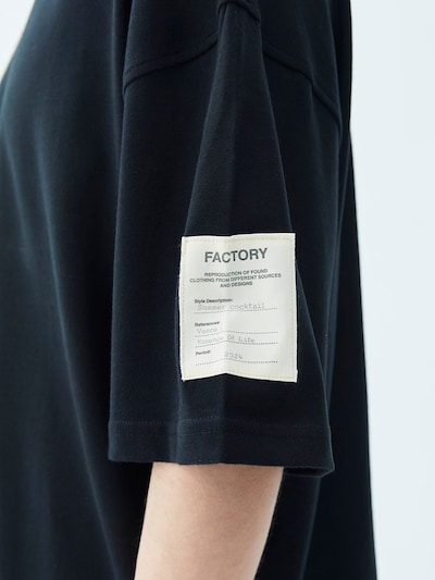 VAMOS CLO Shirt 'Lufkin' in Black / White, Item view