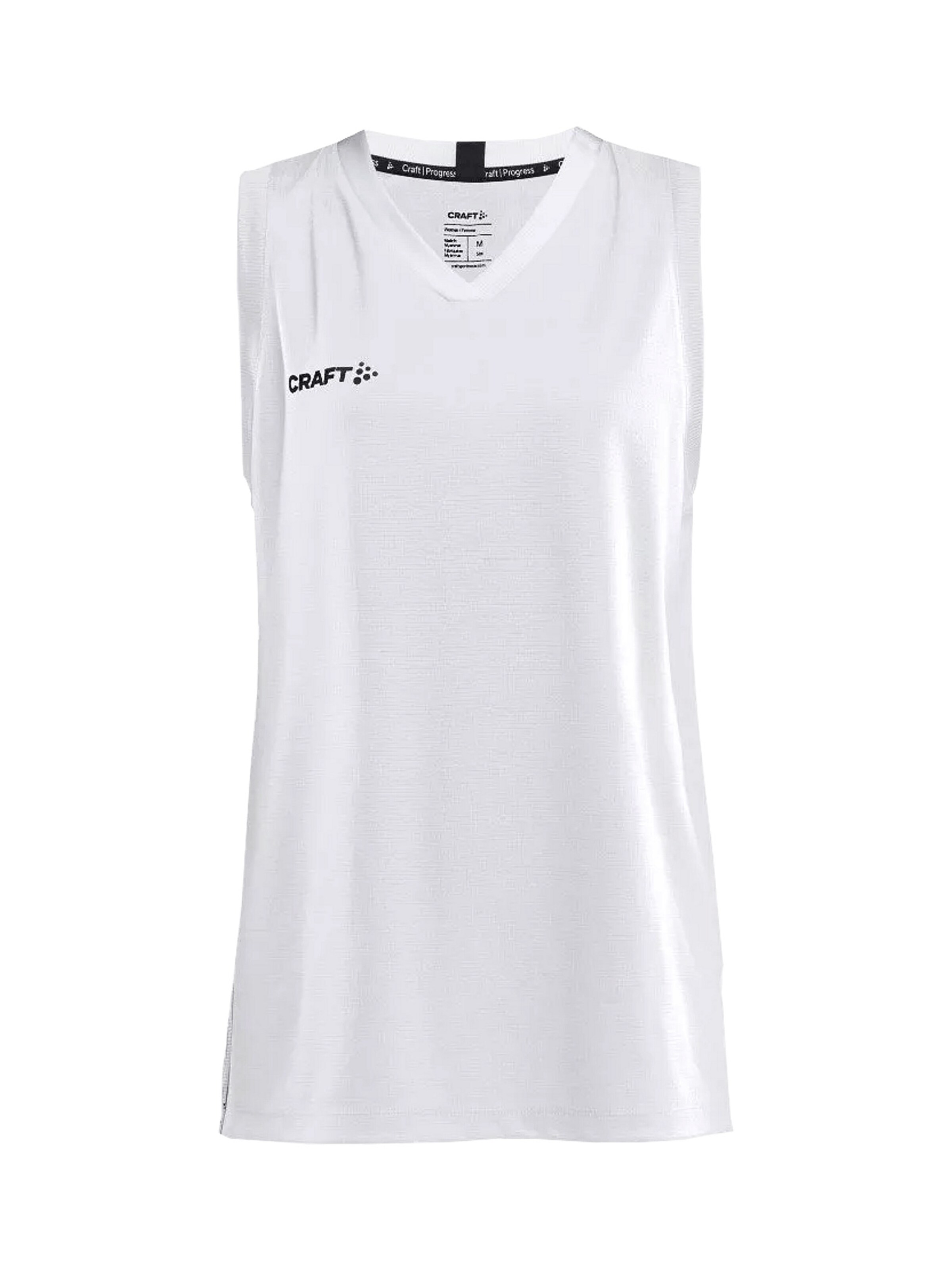 Craft Sports top 'Progress' in White: front