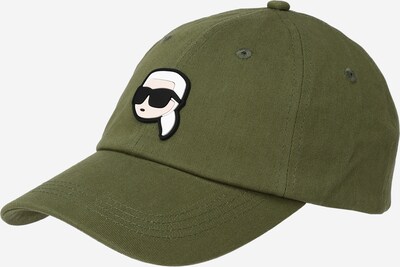 Șapcă 'Ikonik 2.0' Karl Lagerfeld pe oliv / negru / alb, Vizualizare produs