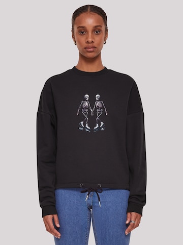 Sweat-shirt F4NT4STIC en noir : devant