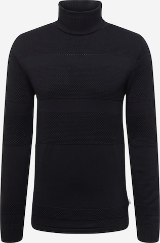 Kronstadt Sweater 'Fisker' in Black: front