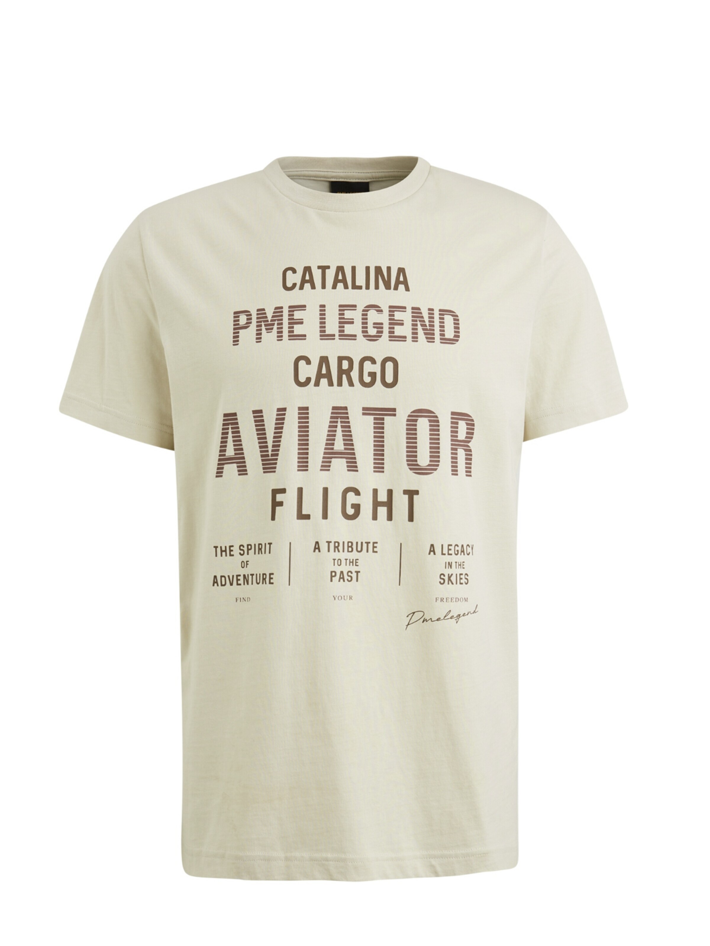 Pme-Legend Shirt 'PME Legend - T-shirt' in Beige: front