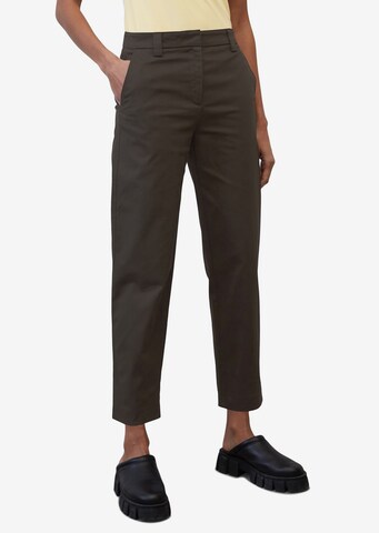 Marc O'Polo - regular Pantalón chino 'Kalni' en marrón: frente