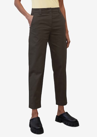 Regular Pantalon chino 'Kalni' Marc O'Polo en marron : devant