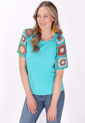 usha FESTIVAL - Camisa em azul: frente