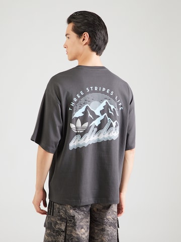 ADIDAS ORIGINALS - Camisa 'Mountain' em preto: frente