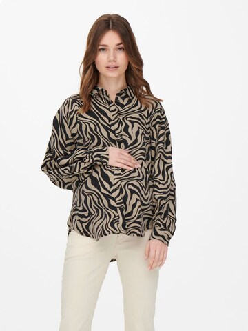 Camicia da donna 'Victoria' di Only Maternity in beige