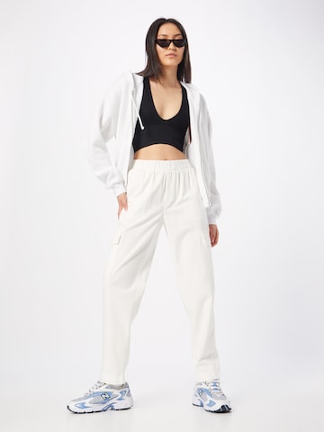 Regular Pantalon cargo 'BROKEN' GAP en blanc