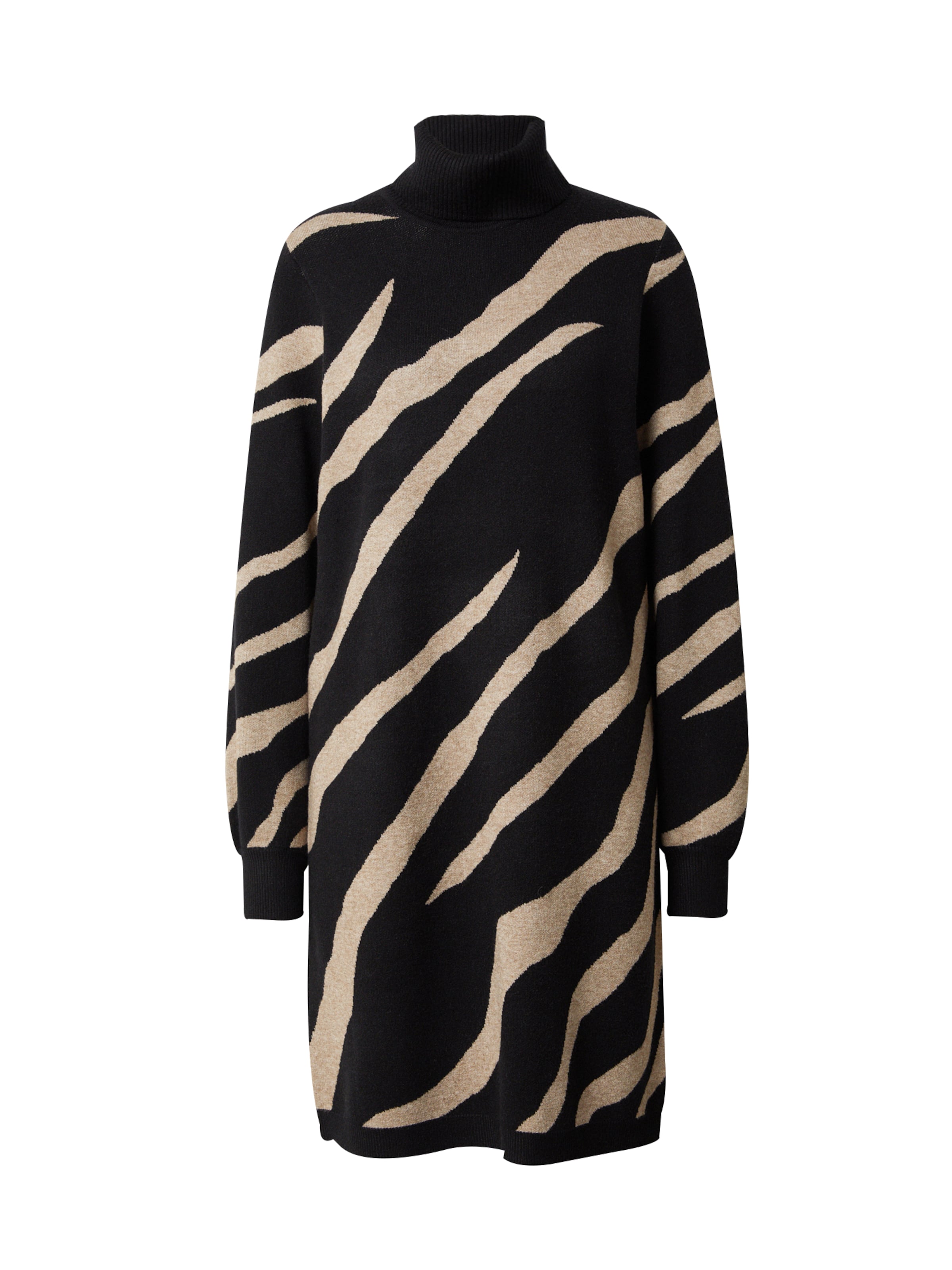 OBJECT Kootud kleit &#x27;Ray&#x27;, värv must: eest vaates