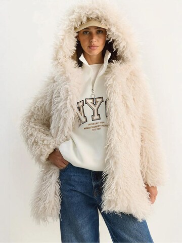 Bianco Lucci - Casaco meia-estação em bege: frente