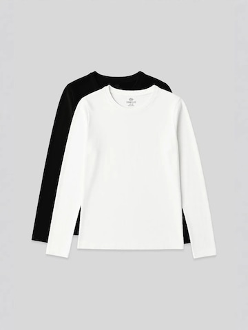 Tommy Life Tričko 'T-Shirts' – šedá: přední strana