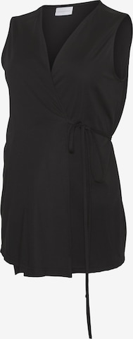 MAMALICIOUS - Top 'Chrissy' en negro: frente