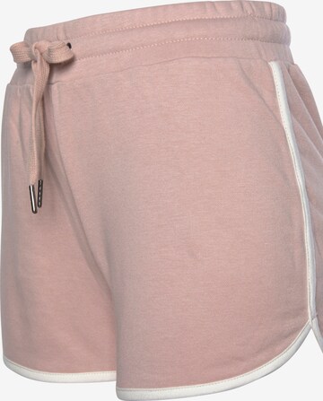 LASCANA Regular Broek in Roze