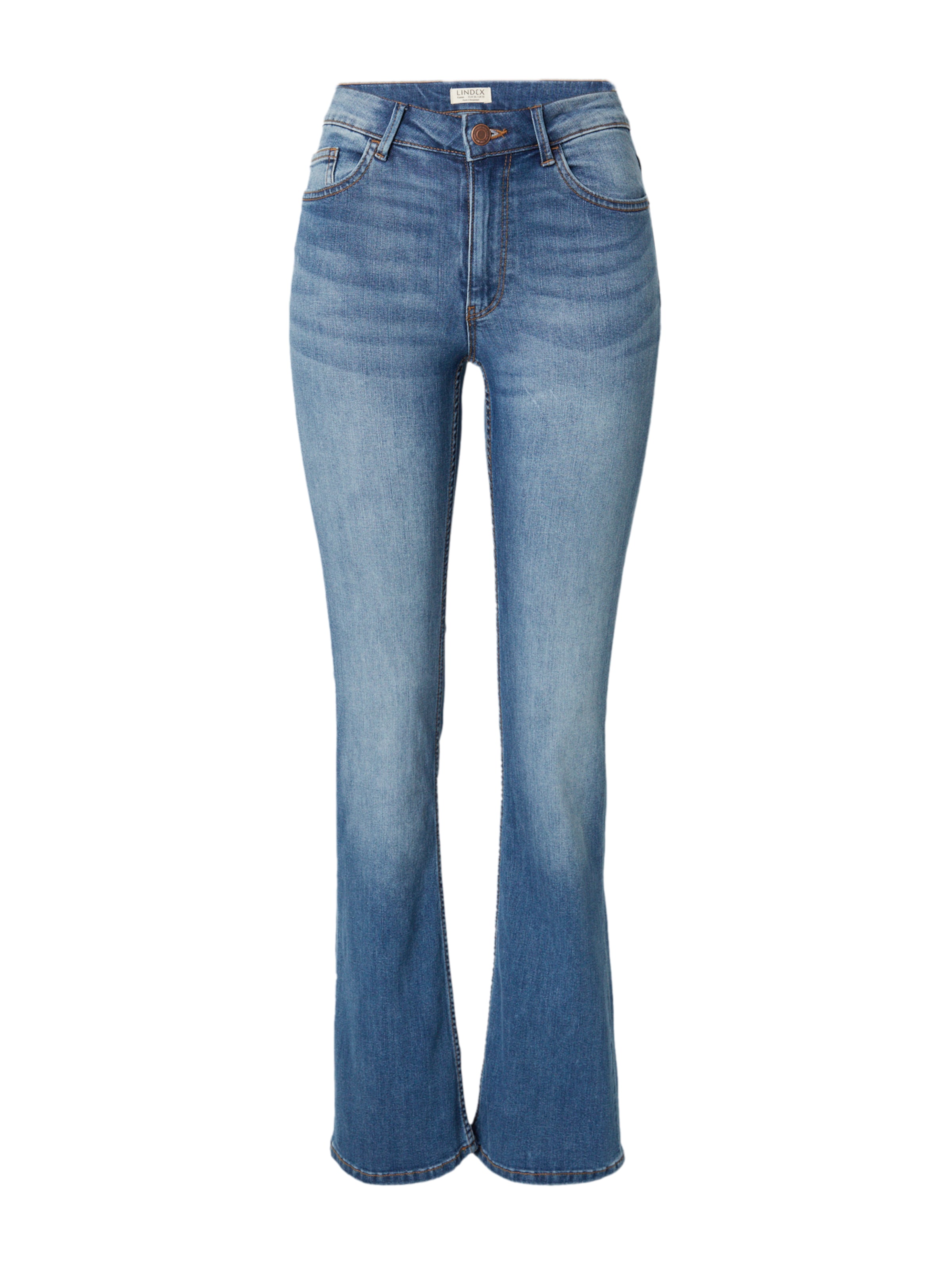 Lindex Zvonový Džíny 'Karen' – modrá: přední strana