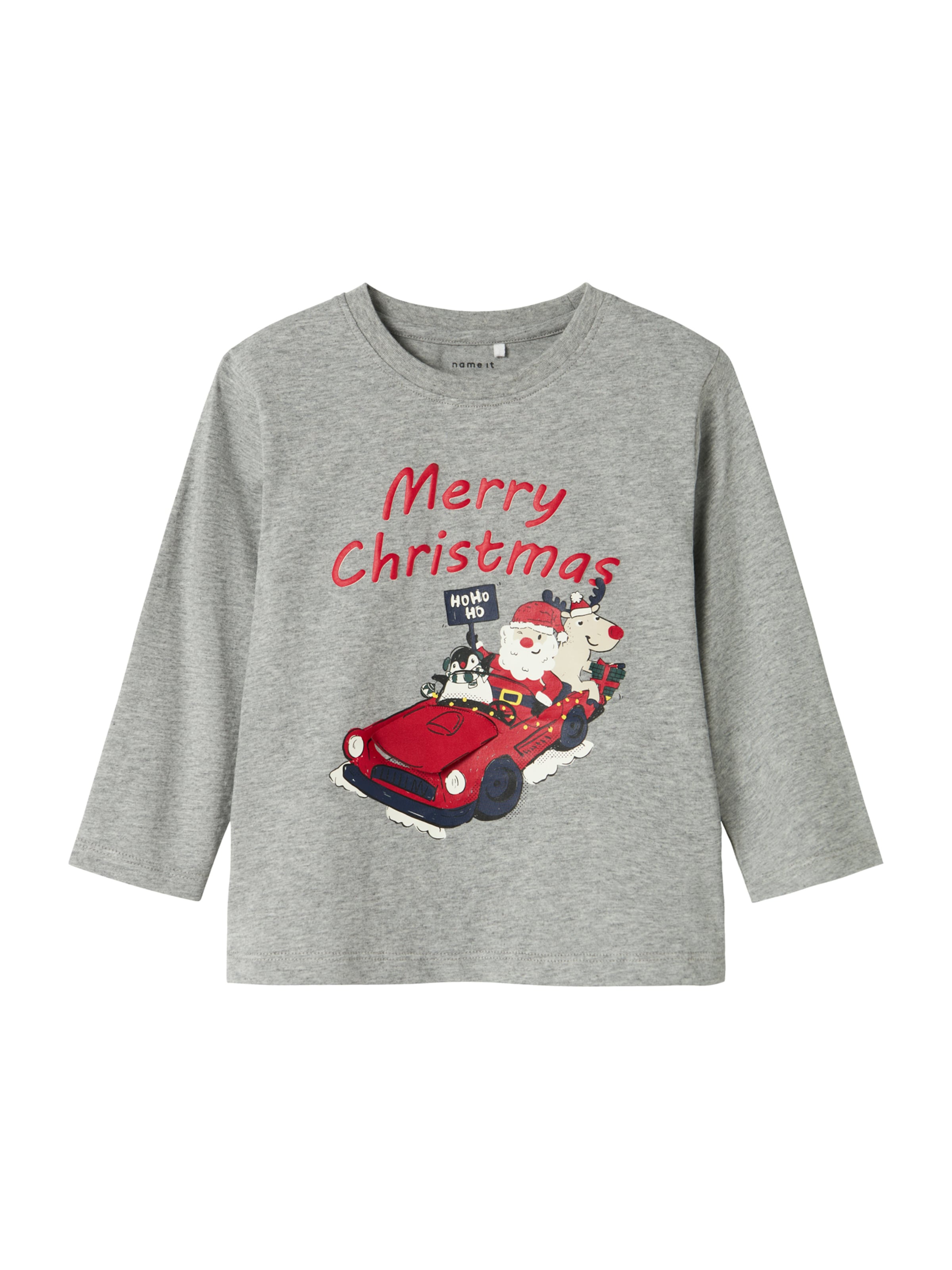 NAME IT Majica 'NMMREPOLA' | siva barva: sprednja stran