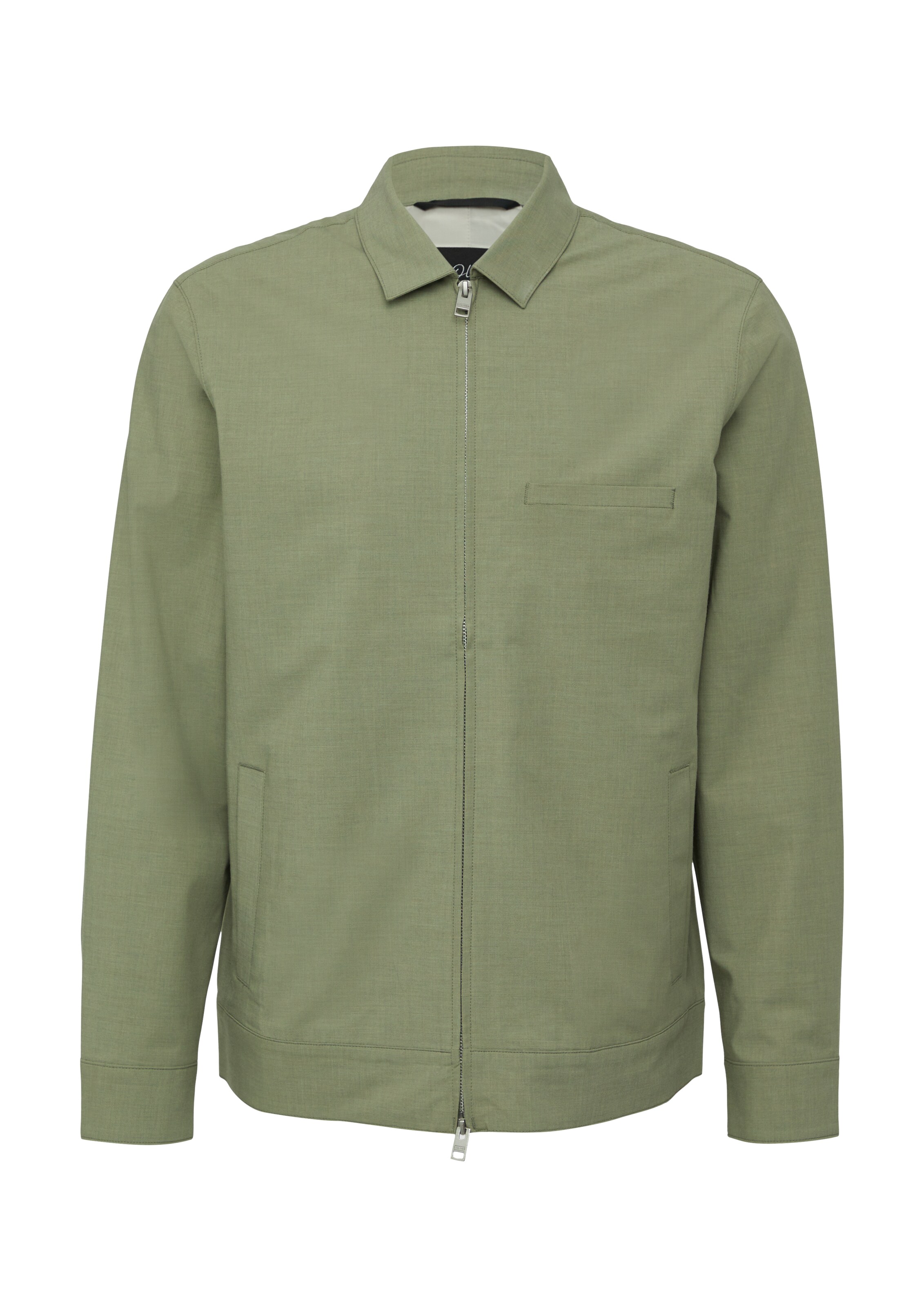 Veste mi-saison s.Oliver BLACK LABEL en vert : devant