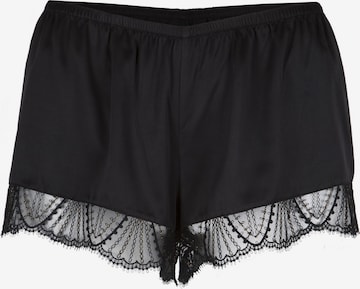 Pantaloncini da pigiama di LingaDore in nero: frontale