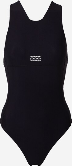 Calvin Klein Swimwear Maillot de bain en noir / blanc, Vue avec produit