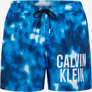 Calvin Klein Swimwear Plavecké šortky – modrá: přední strana