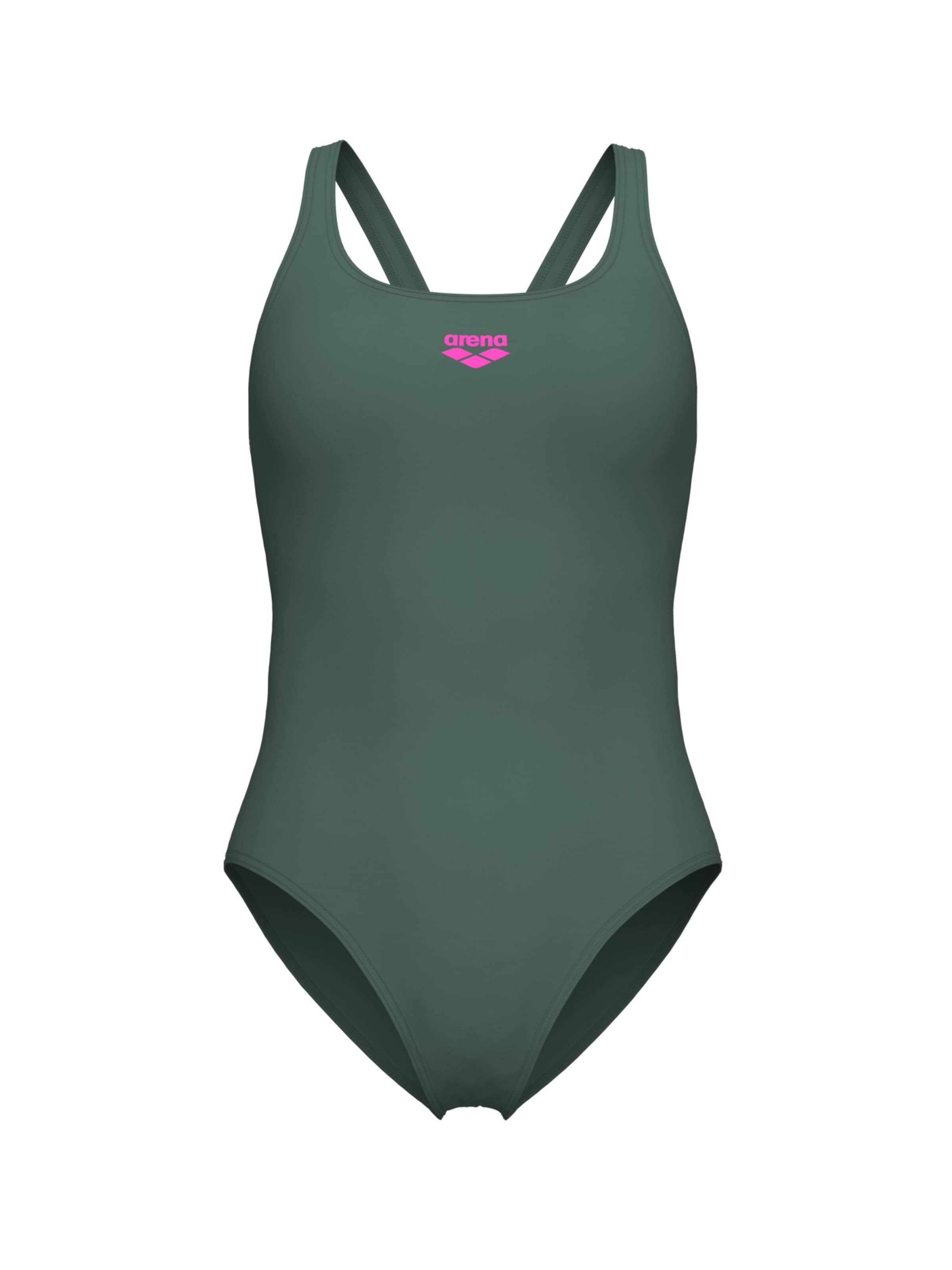 ARENA - Bustier Traje de baño 'DYNAMO' en verde: frente