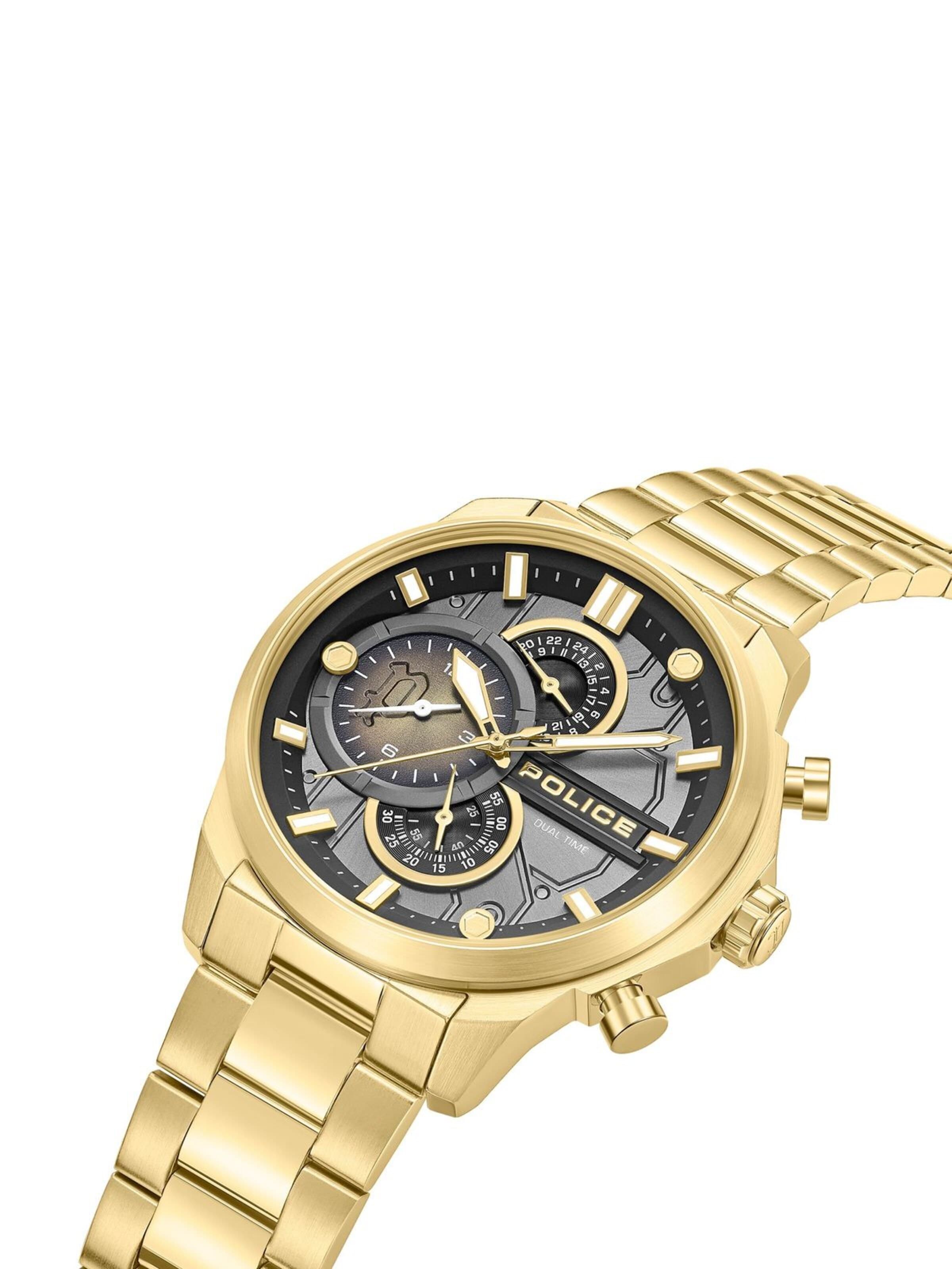 POLICE Analog watch 'Function watch Reactor' in Gold