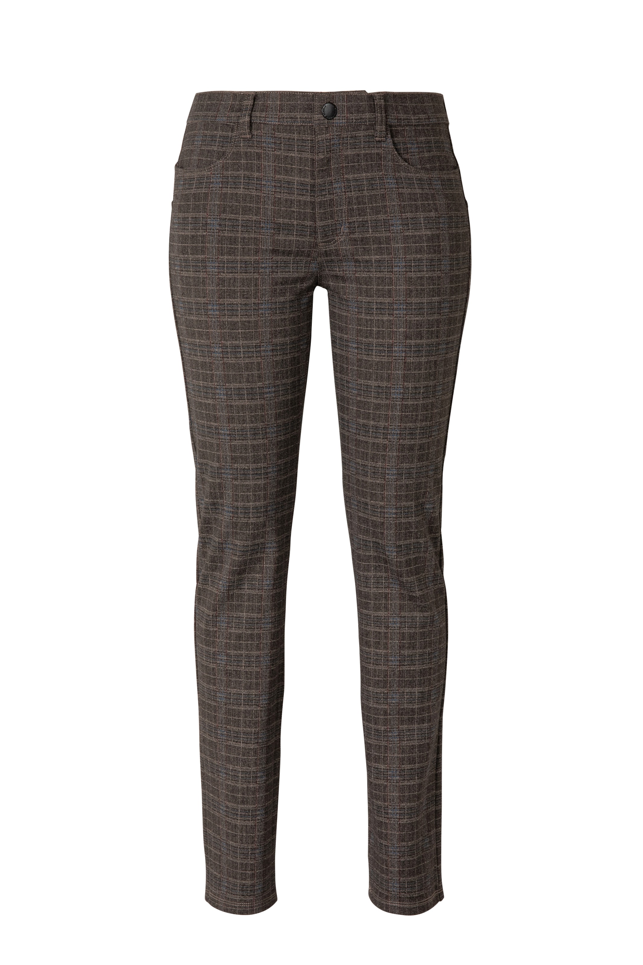 STOOKER WOMEN Slimfit Hose 'Milano' in Braun: Vorderseite