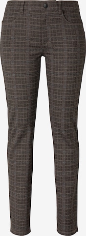 STOOKER WOMEN Slimfit Hose 'Milano' in Braun: Vorderseite