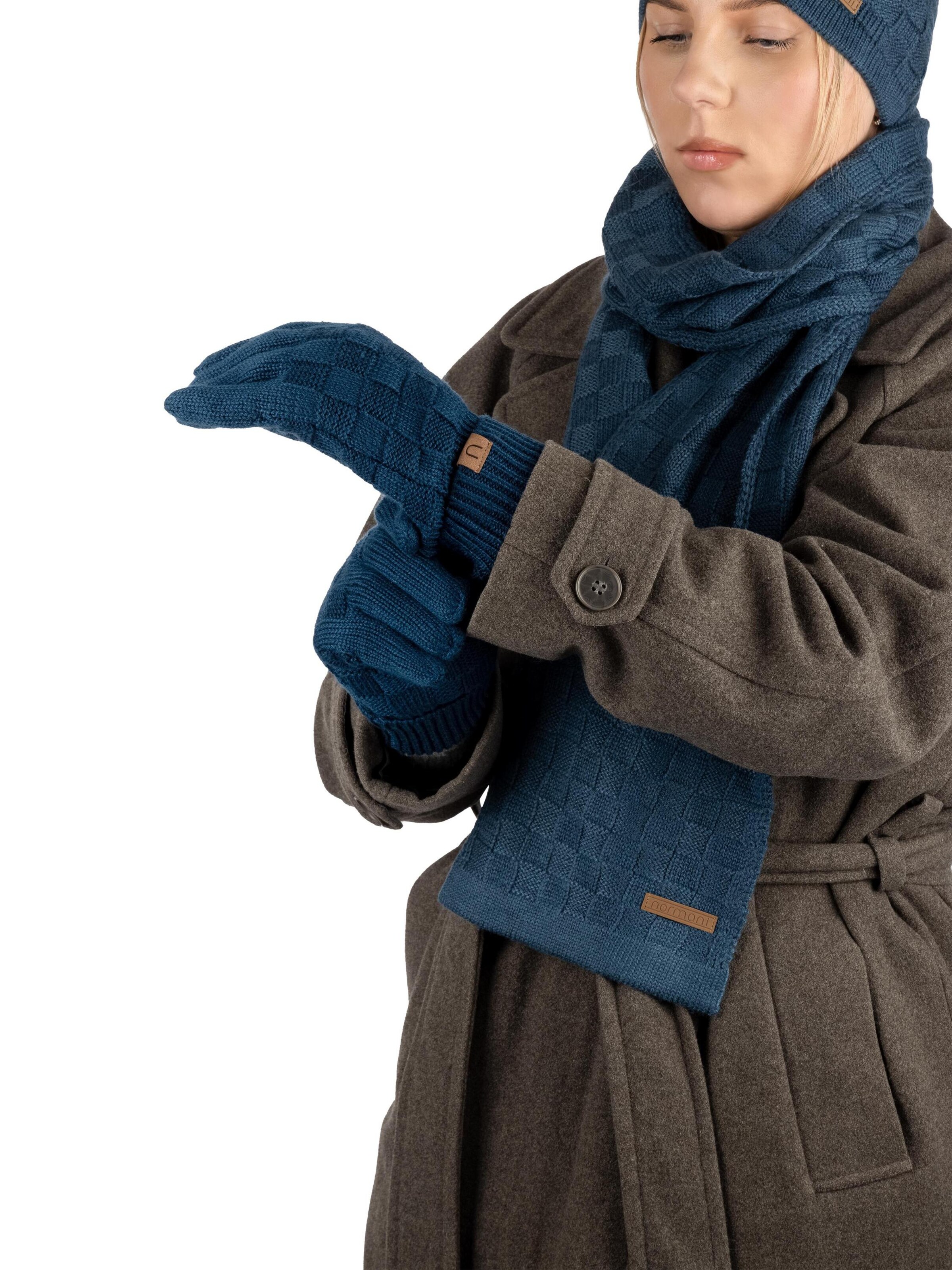 normani Vingerhandschoenen in Blauw