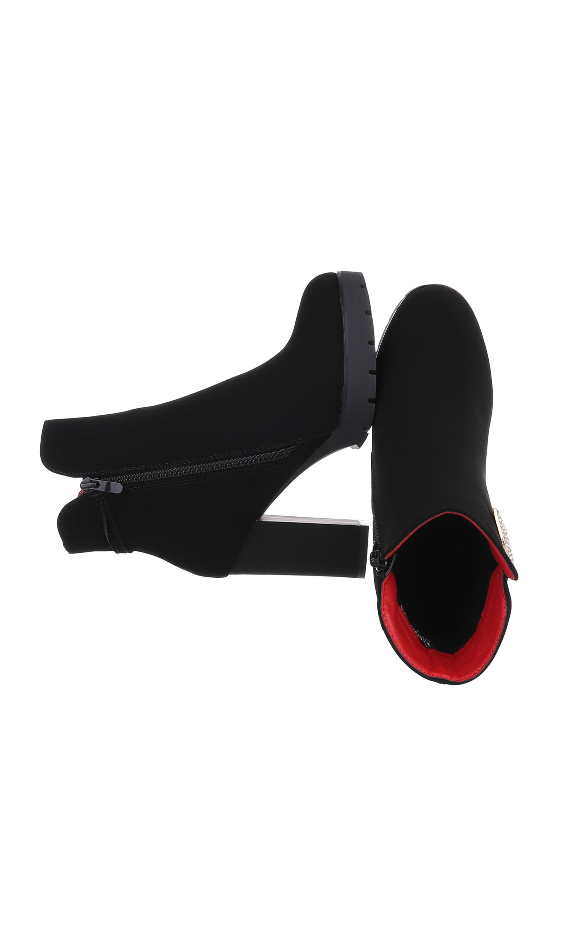 Ital-Design Ankle Boots in Black