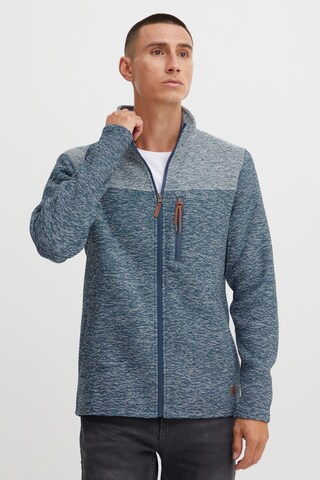 BLEND Fleece jas 'Pinti' in Blauw: voorkant