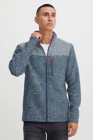 BLEND Fleece Jacket 'Pinti' in Blue: front