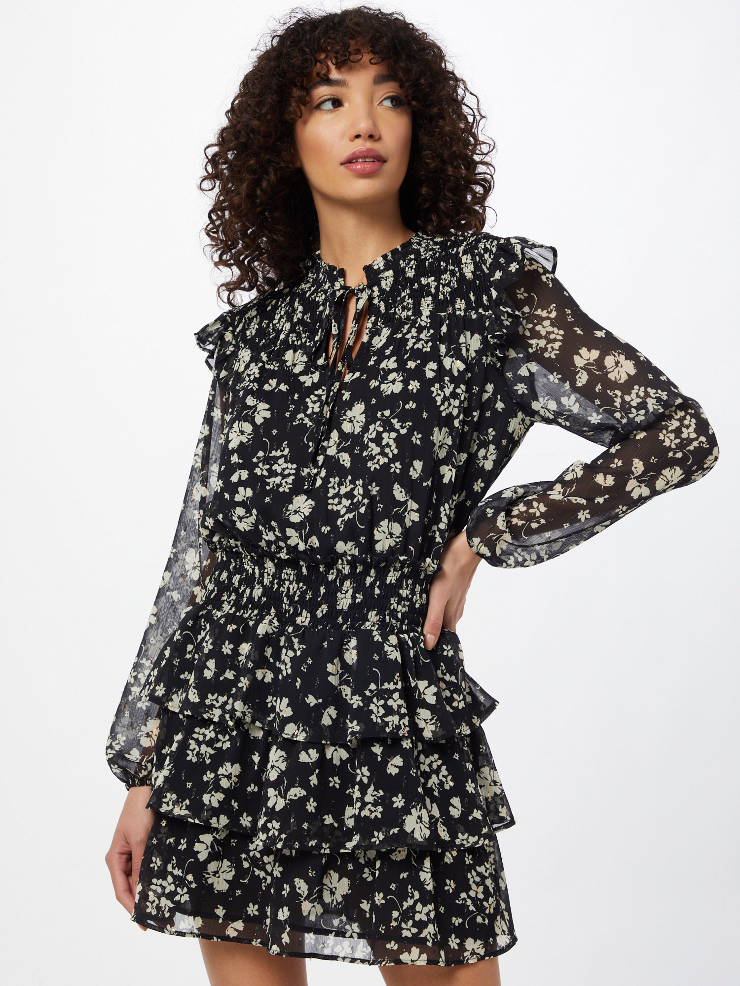 Frauen Kleider LIU JO JEANS Kleid in Schwarz - NU83833 Frauen Kleider LIU JO JEANS Kleid in Schwarz - NU83833