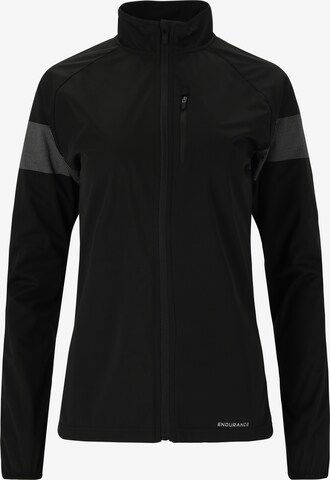 ENDURANCE Athletic Jacket 'Belen' in Black: front
