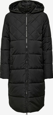 Only Maternity Winter Coat in Black: front